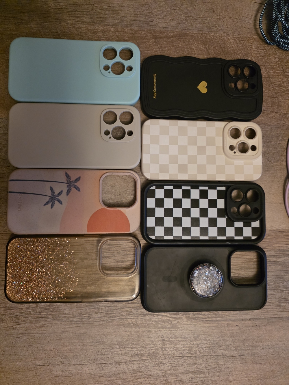 Iphone 14 Pro - Assorted Silicone and Decorative iPhone Cases - Multi-Color Pack